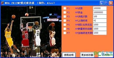NBA 2K12 MP模式修改器：解锁你的篮球巨星之路