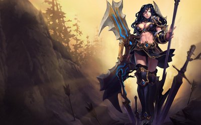 LOL战争女神希维尔：剑舞风华，战场上的物理输出之星