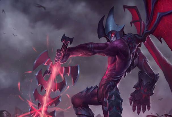 暗裔剑魔亚托克斯：英雄联盟中的黑暗战士